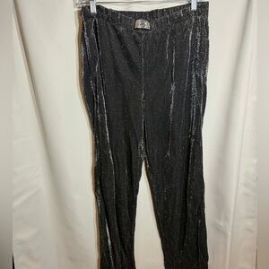 Victoria's Secret Black Glitter Pajama Pants